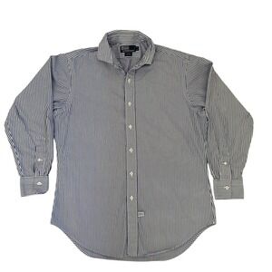 Ralph Lauren Estate Casual Button Down Shirt Business Casual Size 15 1/2 - 32